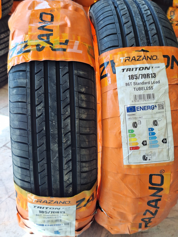 لاستیک خودرو ترازانو 185/70R13 گل T118